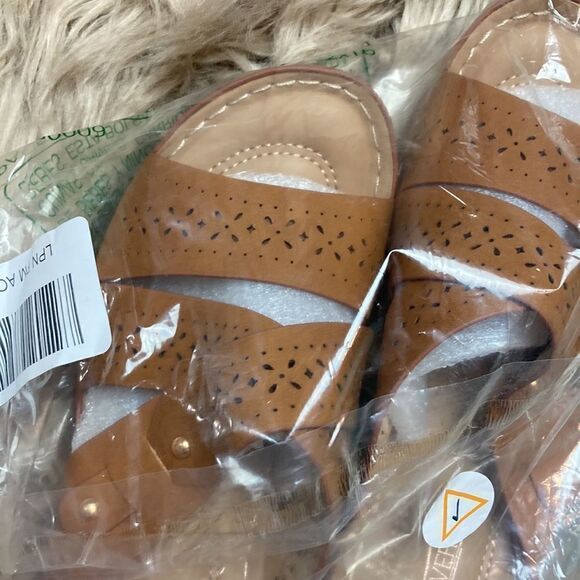 Shibever Bohemian Hollow Out Slip On Wedge Platform Sandals/slides - Picture 6 of 13